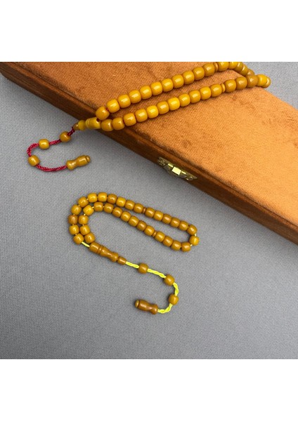 Sistem Dizayn Mısır Tane Kesim Bilek Boy Sarı Sıkma Kehribar Tespih fiyatları