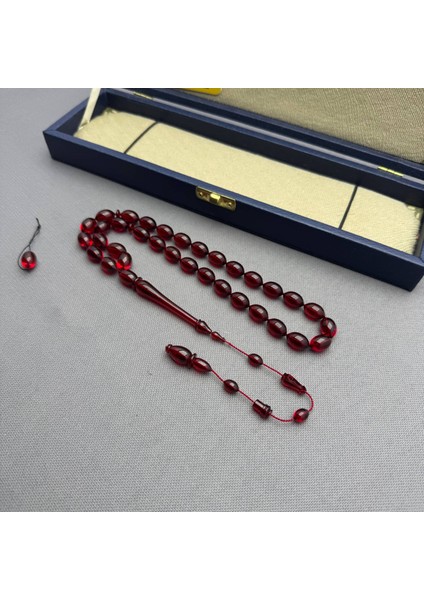 Cete Ufuk Sağlam Eski Alman Katalin Sülün Imame 9X14MM Beyzi Kesim Tespih