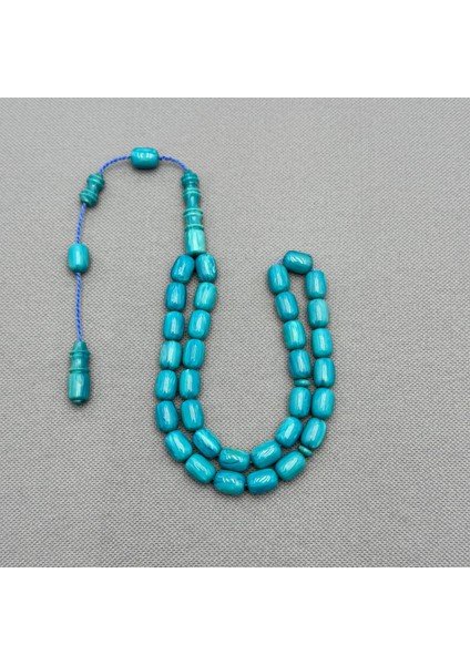 Turkuaz Sıkma Kehribar Tespih modelleri