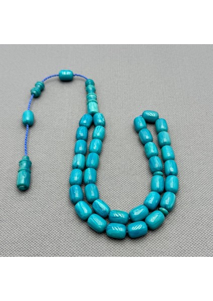 Turkuaz Sıkma Kehribar Tespih fırsatları