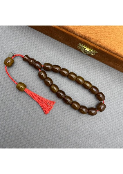 Oktay Sönmez Usta Işçilikli Kahverengi Dik Damar Hareli Maskot Efe Tespih fırsatları