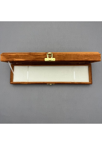 Kahverengi Kadife Tespih Kutusu