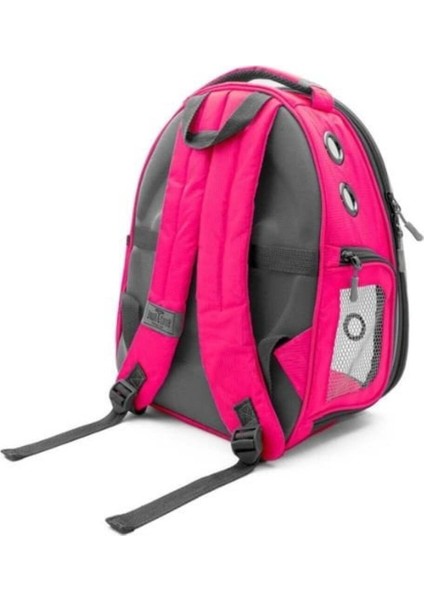 Pembe Şeffaf Kedi ve Köpek Taşıma Çantası 25X30X40 cm fiyatları