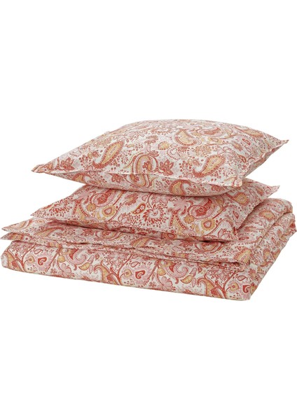 Rodgersıa Çift Kişilik Nevresim Seti Pembe Beyaz 240 x 220 / 50 x 60 Cm
