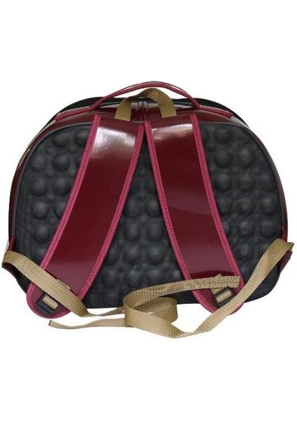 Şeffaf Evcil Hayvan Taşıma Çantası, 42X26X35 Cm, Bordo Renk, Sırt Çantası Tarzında fırsatları