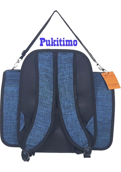 Mavi Şeffaf Kedi ve Köpek Sırt Çantası, Evcil Hayvan Taşıma, Rahat Kullanım fırsatları