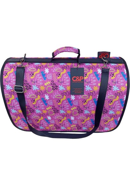 Pembe Kedi ve Köpek Taşıma Çantası, Hafif ve Şık Seyahat Arkadaşınız