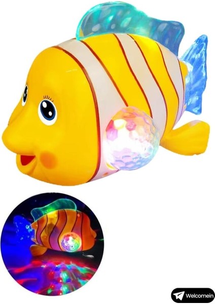 LED Işıklı Müzikli Balık Nemo | Hareketli Kuyruk & Renkli Işık Efektli | 3+ Yaş fiyatları