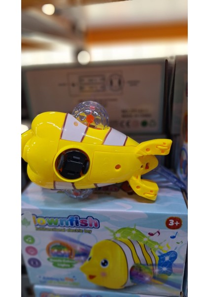 LED Işıklı Müzikli Balık Nemo | Hareketli Kuyruk & Renkli Işık Efektli | 3+ Yaş indirimleri