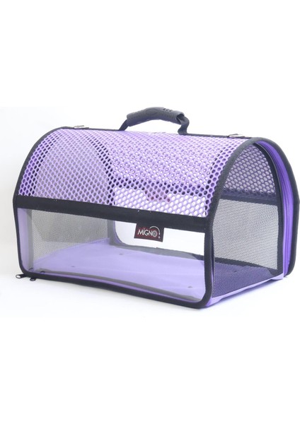 Mor Taşımacı Çanta, Şeffaf, Hafif ve Pratik Evcil Hayvan Taşıma Ürünü