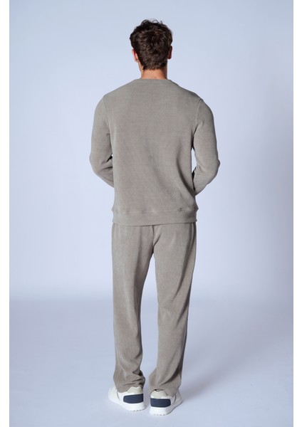 Esw 2951 Bisiklet Yaka Fitilli Erkek Sweat indirimleri