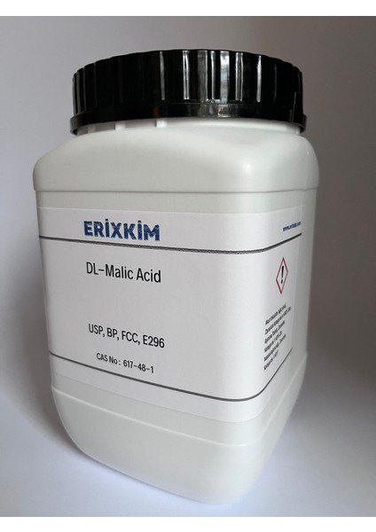 Labbakkal Dl-Malik Asit - Malic Acid E296 Extra Pure 1 kg