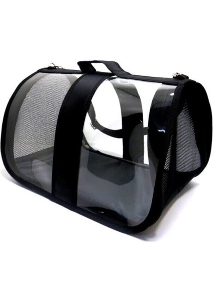 Şeffaf Siyah Taşıma Çantası, Evcil Hayvanlar Için Güvenli ve Şık Tasarım