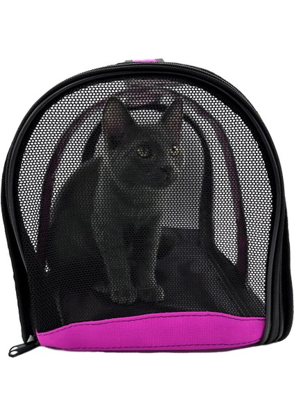 Şeffaf Pembe Omuz Askılı Evcil Hayvan Taşıma Çantası fırsatları