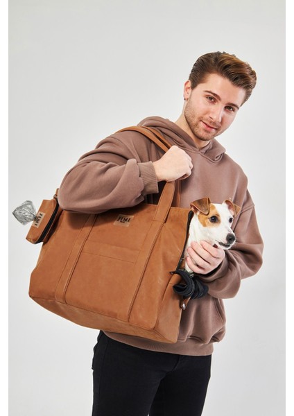 Kahverengi Evcil Hayvan Taşıma Çantası, Dayanıklı ve Şık Tasarım indirimleri
