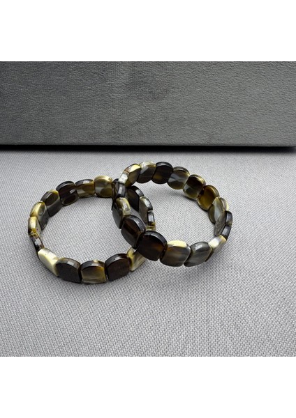 Yetişkin Kaplan Gözü Desenli Özel Döküm Unisex Sıkma Kehribar Bileklik fırsatları