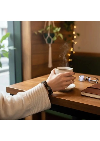 Yetişkin Kaplan Gözü Desenli Özel Döküm Unisex Sıkma Kehribar Bileklik indirimleri