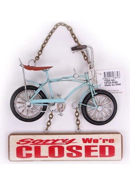 Dekoratif Metal Kapı Yazısı Bisiklet Kapı Süsü Hediyelik fiyatları