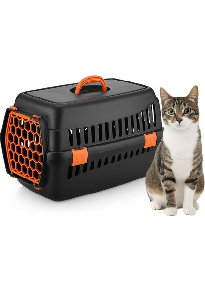 Turuncu Evcil Hayvan Taşıma Çantası, Rahat ve Şık Seyahat Aksesuarı