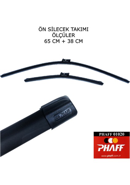 Fiat 500 L (2012-2020) Ön Silecek Süpürgesi 650MM + 380MM modelleri