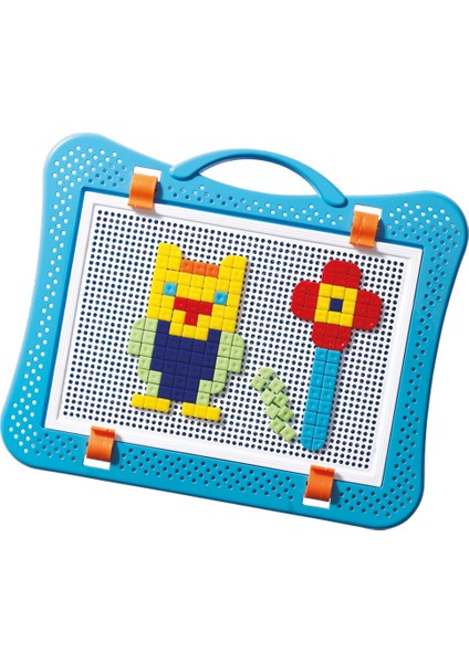 280 Parça Mozaik Oyun Seti | Renkli Plastik Çivi Oyunu | 3+ Yaş Eğitici Tasarım Oyunu fırsatları