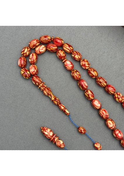 Dalgıç Usta Işçilikli Özel Seri Fransız Kırmızı Galalith ( Galanit ) Tespih fırsatları