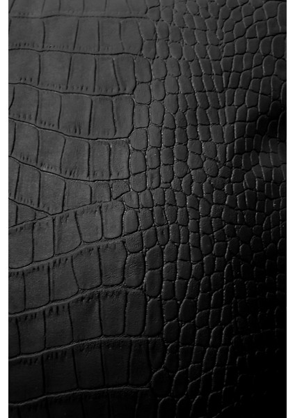 Mat Siyah Suni Timsah Deri Kırlent Kılıfı - 43X43CM fiyatları