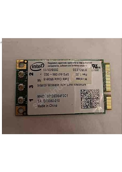İntel Wireless Wifi Link 4965AGN