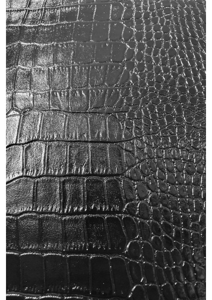 Siyah Suni Timsah Deri Kırlent Kılıfı - 43X43CM fiyatları