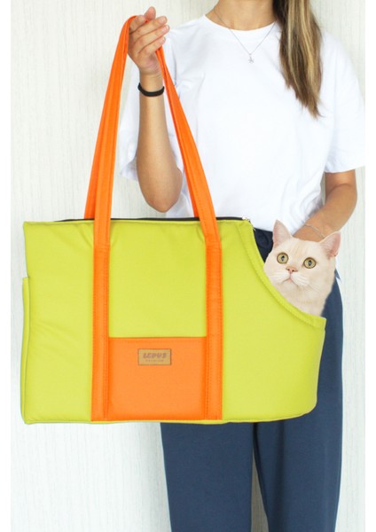 Sarı Renkli El ve Omuz Taşıma Çantası, Evcil Hayvanlar Için Pratik Kullanım fiyatları