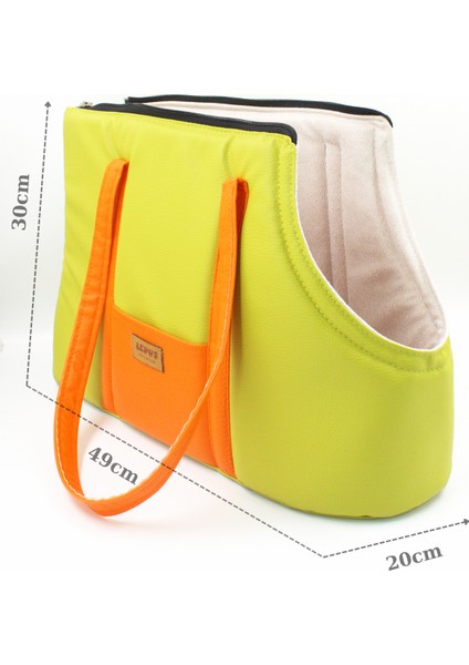Sarı Renkli El ve Omuz Taşıma Çantası, Evcil Hayvanlar Için Pratik Kullanım modelleri