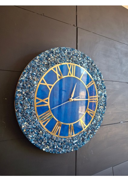 Duvar Saati - 35CM - Modern Dekoratif Duvar Saati - Epoksi Duvar Saati - El Yapımı Duvar Saati fiyatları