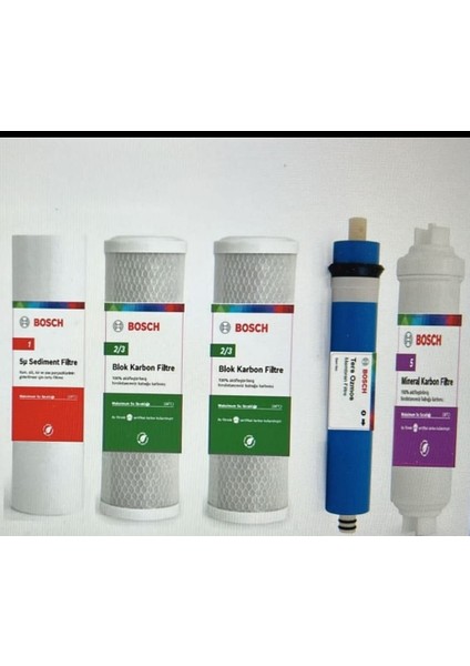 Profilo Su Arıtma 12 Aylık Bakım Filitre Seti WU11A2-WU01A-WU01A-SU01A2-WU11A-