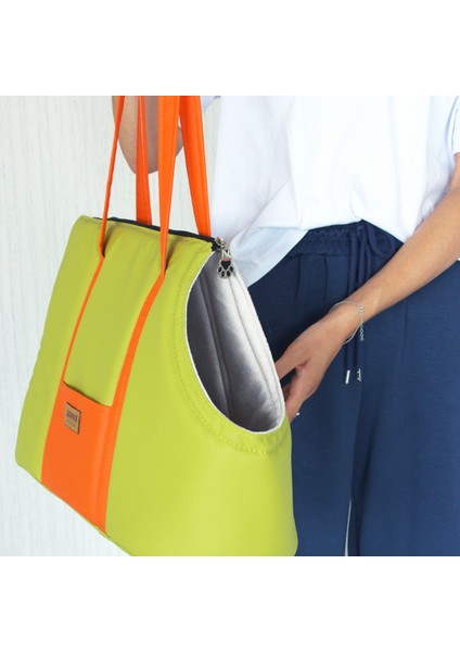 Sarı Renkli El ve Omuz Taşıma Çantası, Evcil Hayvanlar Için Pratik Kullanım indirimleri