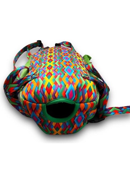 Yeşil Küçük Hayvan Taşıma Ana Kucak Taşıma Çantası 1-2 kg Için modelleri