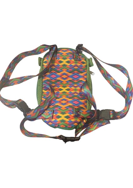 Yeşil Küçük Hayvan Taşıma Ana Kucak Taşıma Çantası 1-2 kg Için