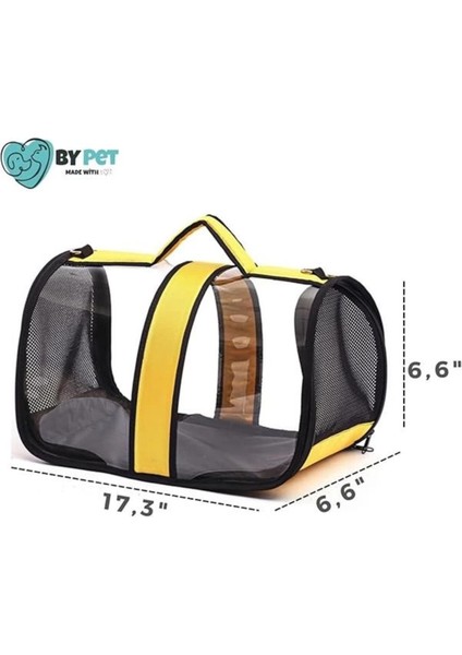 Şeffaf Kedi ve Köpek Taşıma Çantası, Büyük Boy, Çok Renkli, Seyahat Kolaylığı Sağlar fiyatları