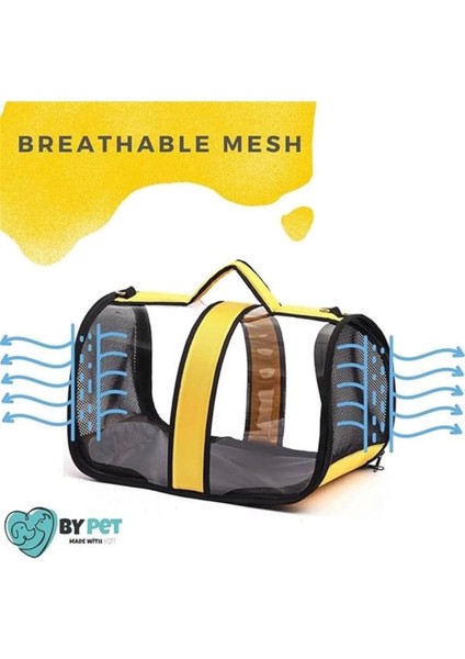 Şeffaf Kedi ve Köpek Taşıma Çantası, Büyük Boy, Çok Renkli, Seyahat Kolaylığı Sağlar modelleri