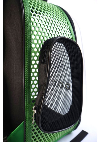 Yeşil Renk Sırt Çantası, Evcil Hayvan Taşıma, Rahat ve Hafif Tasarım indirimleri