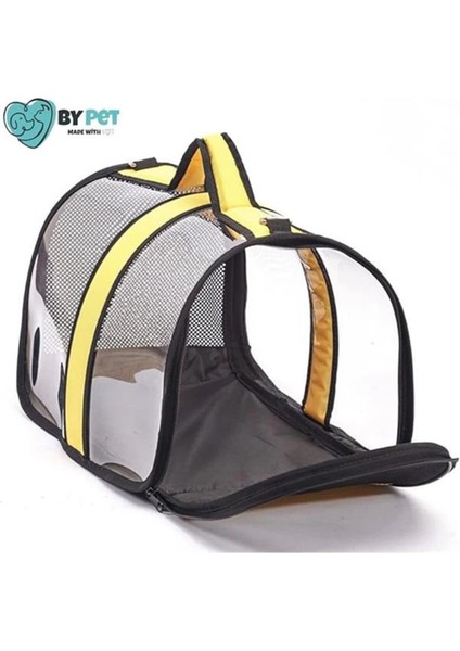 Şeffaf Kedi ve Köpek Taşıma Çantası, Büyük Boy, Çok Renkli, Seyahat Kolaylığı Sağlar fırsatları