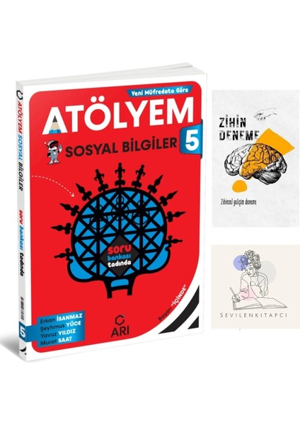 5.sınıf Sosyal Atölyem Soru BANKASI+ZİHİNDENEME-KD507