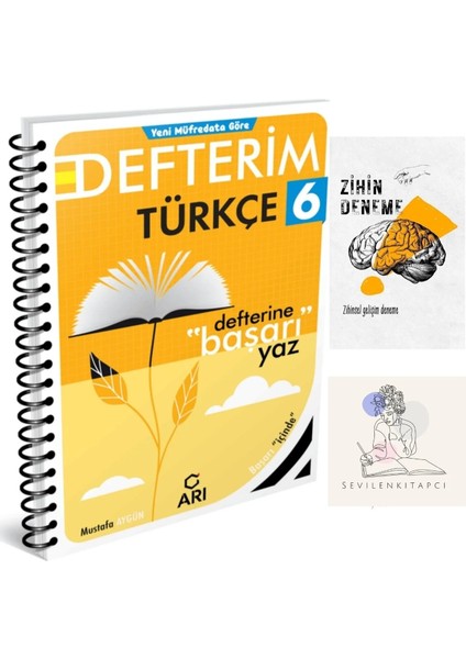 6.sınıf Türkçe Konu Anlatım DEFTER+ZİHİNDENEME-KD579