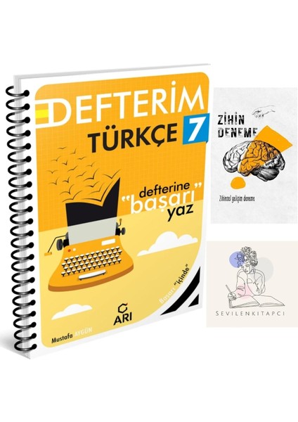 7.sınıf Türkçe Konu Anlatım DEFTER+ZİHİNDENEME-KD657