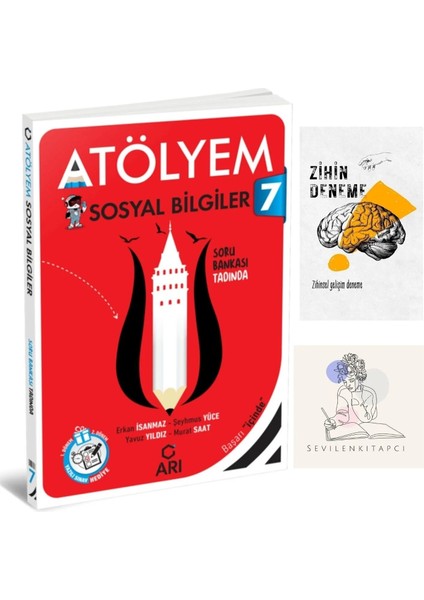 7.sınıf Sosyal Atölyem Soru BANKASI+ZİHİNDENEME-KD802