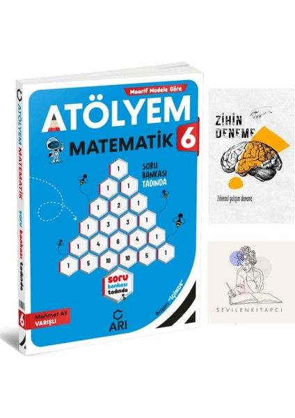 6.sınıf Matematik Atölyem Soru BANKASI+ZİHİNDENEME-KD740