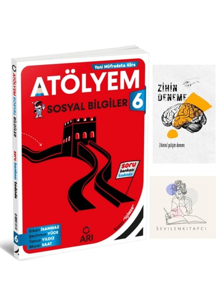 6.sınıf Sosyal Atölyem Soru BANKASI+ZİHİNDENEME-KD791