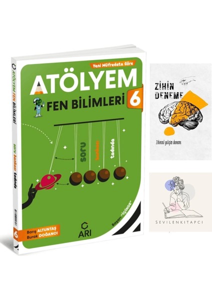 6.sınıf Fen Atölyem Soru BANKASI+ZİHİNDENEME-KD889