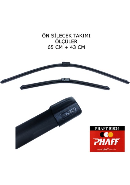 Peugeot 207 (2006-2012) Ön Silecek Süpürgesi 650MM + 430MM modelleri