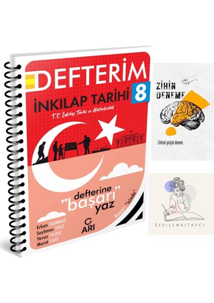 8.sınıf Inkılap Konu Anlatımlı DEFTER+ZİHİNDENEME-KD201