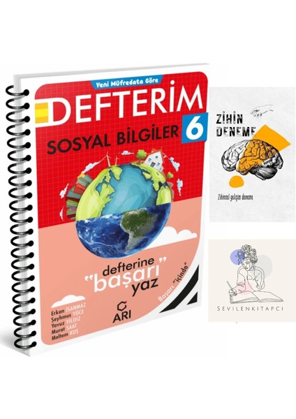 6.sınıf Sosyal Konu Anlatım DEFTER+ZİHİNDENEME-KD401